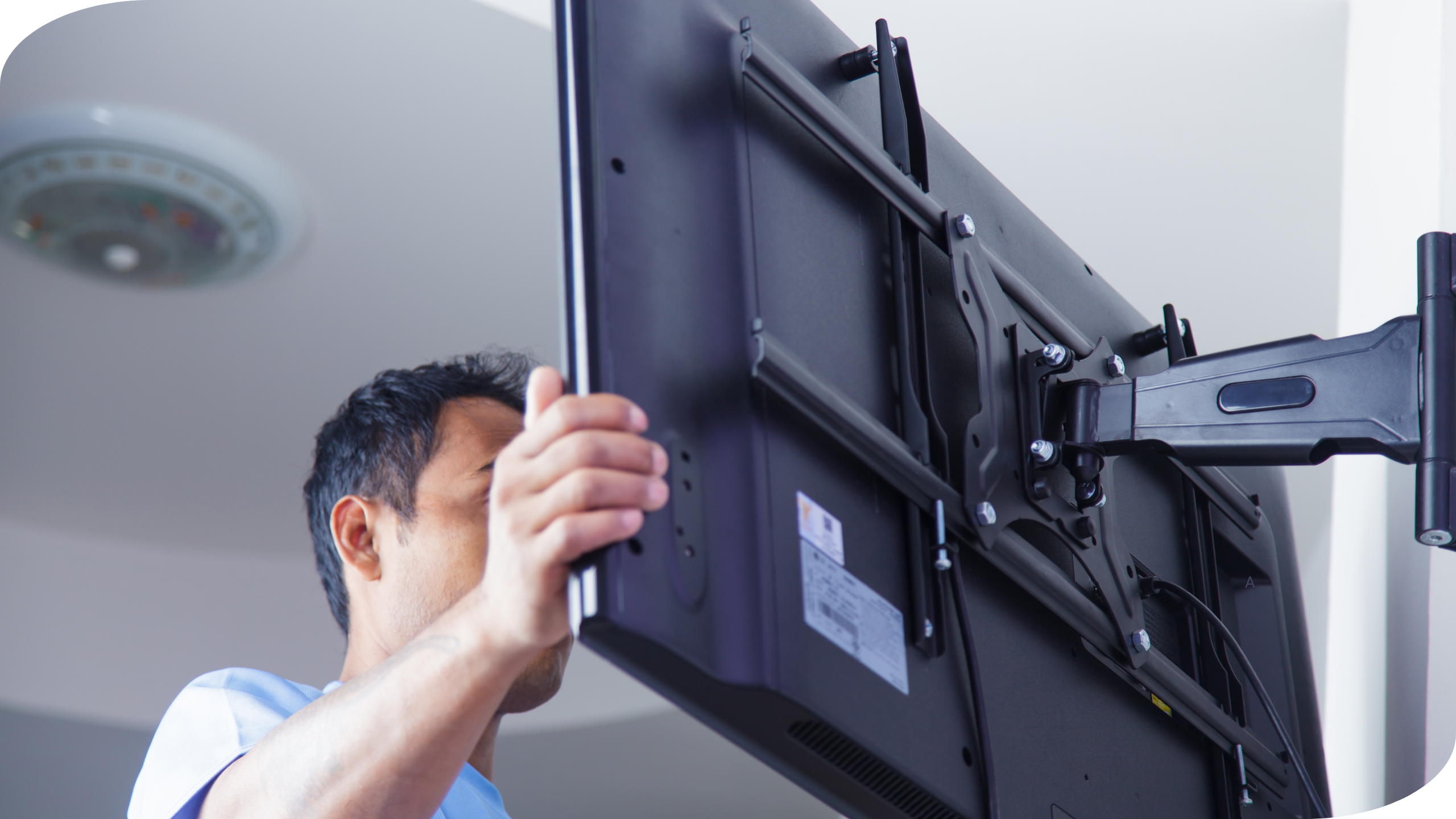 Installation support écran - ASG